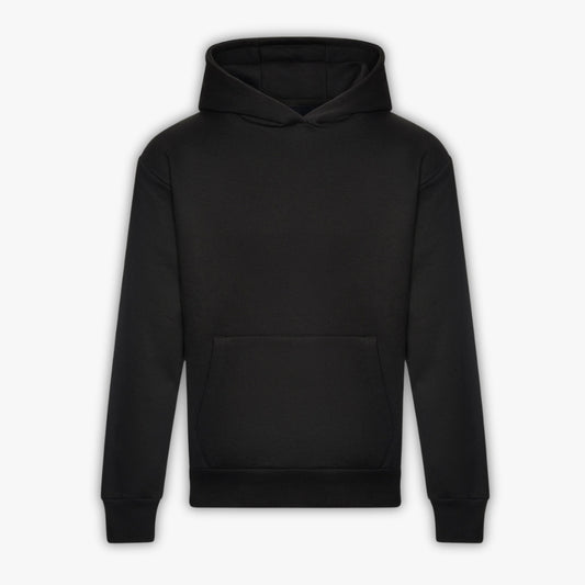 440GSM Heavyweight Boxy Hoodie - Black